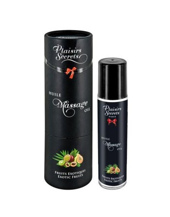 plaisirs secrets : huile de massage fruits exotiques
