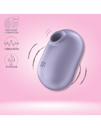 Stimulateur de clitoris violet Pro To Go 2 Satisfyer -
