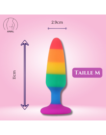 plug anal multicolore